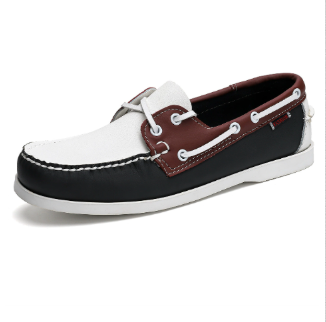 Mens Leather Slip-On Loafers Classic Fit