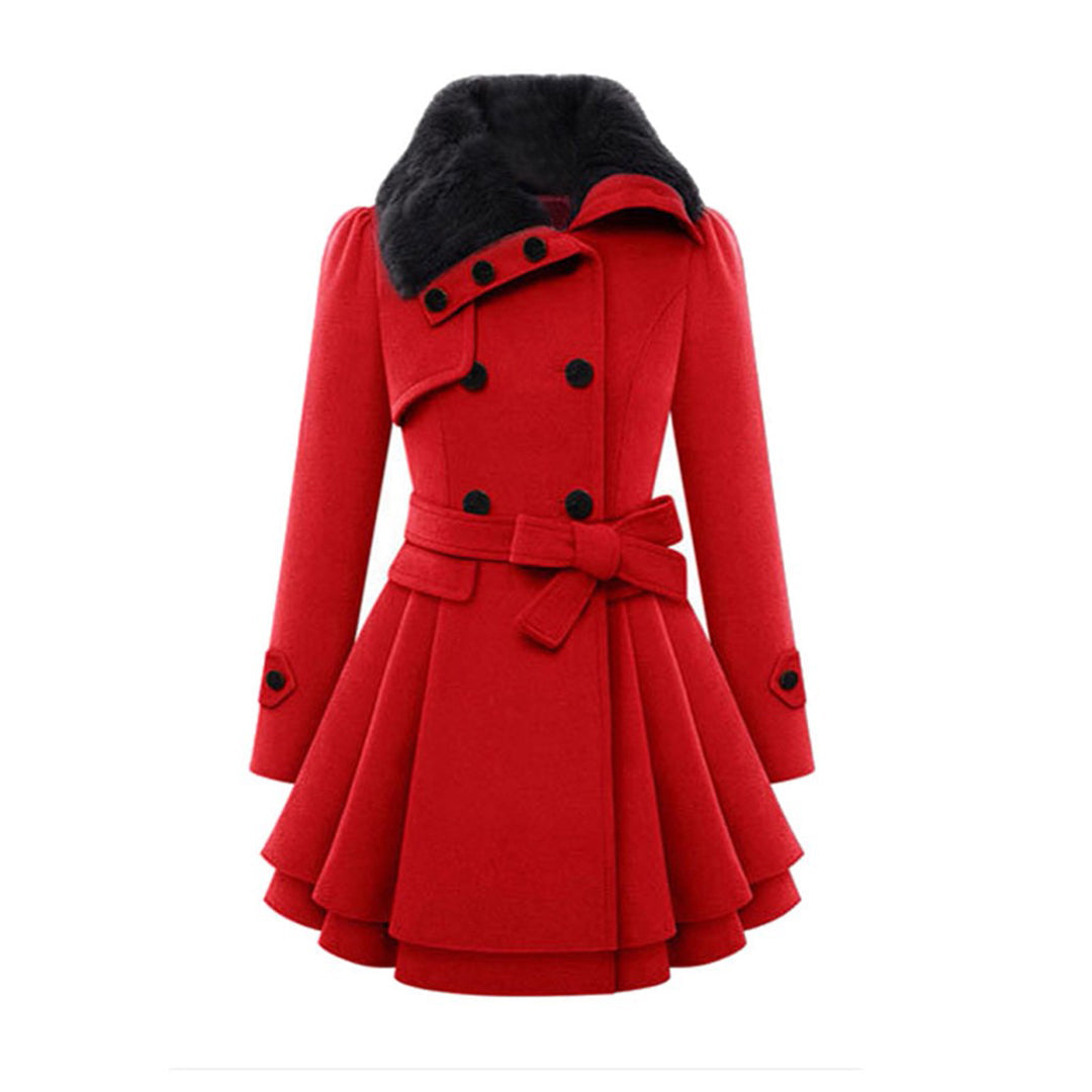 Womens Long Winter Coat with Warm Insulation