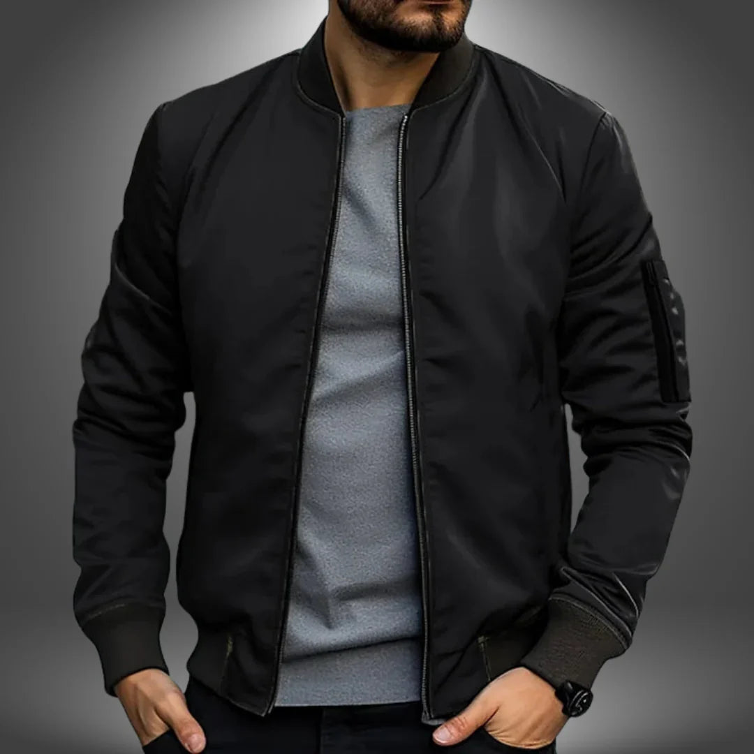 Mens Lightweight Bomber Jacket Stylish Fit