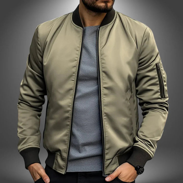 Mens Lightweight Bomber Jacket Stylish Fit