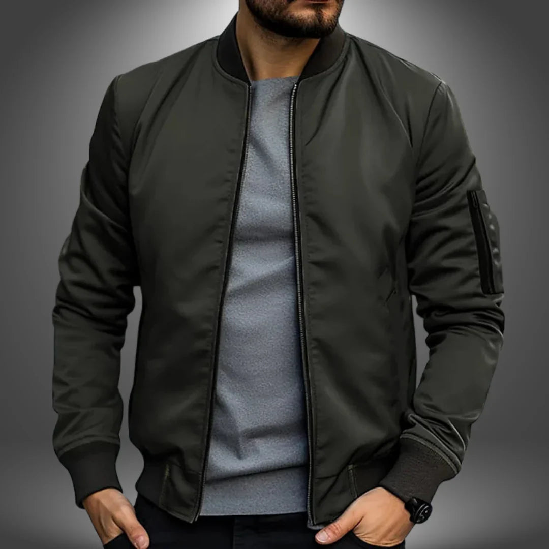Mens Lightweight Bomber Jacket Stylish Fit