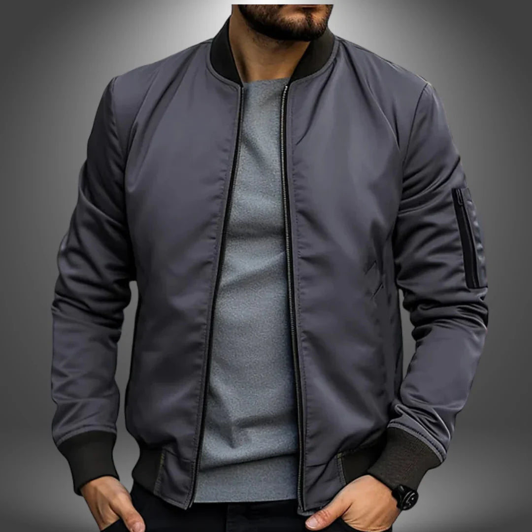 Mens Lightweight Bomber Jacket Stylish Fit