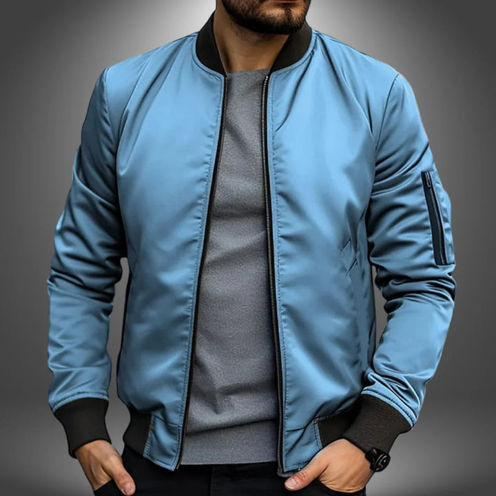 Mens Lightweight Bomber Jacket Stylish Fit