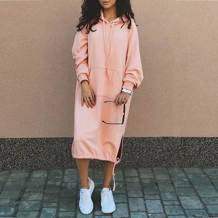 Womens Sweatshirt Dress Casual Relaxed Fit