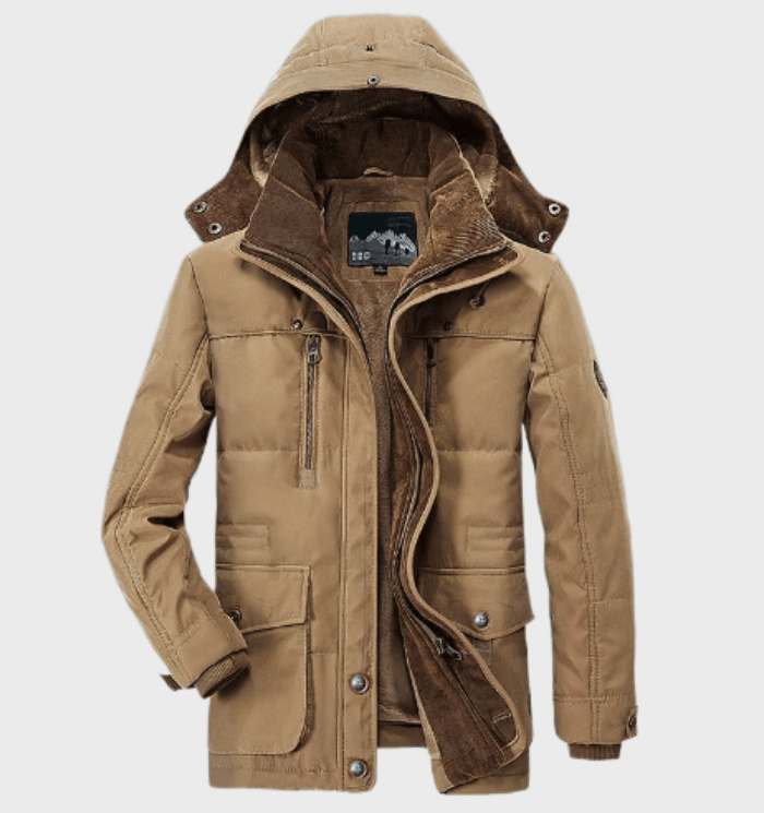 Mens Waterproof Winter Jacket Breathable Insulated Fit
