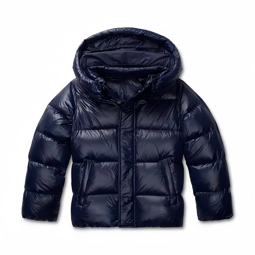 Womens Quilted Puffer Jacket with Hooded Design