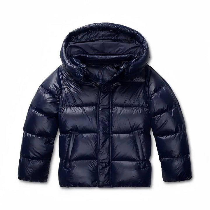 Womens Quilted Puffer Jacket with Hooded Design