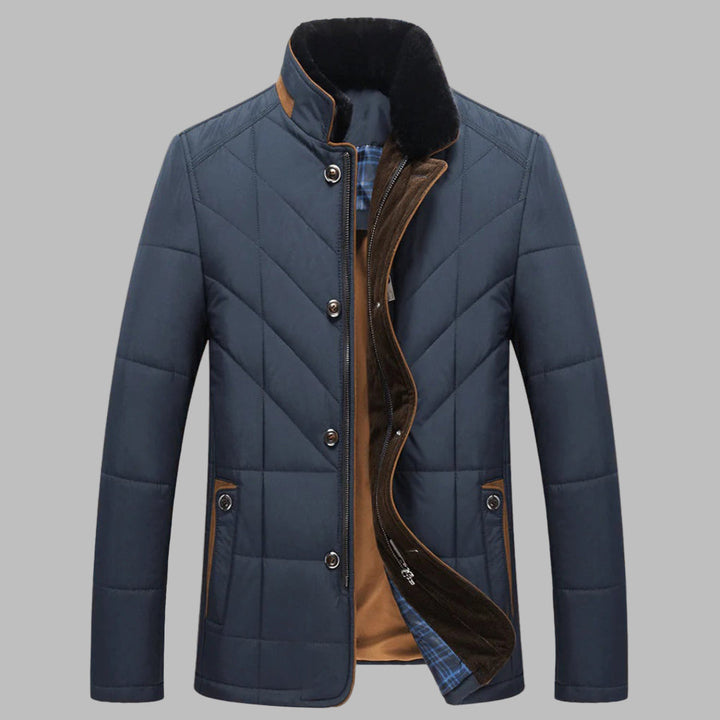 Mens Winter Coat Wool Blend Classic Fit - BritishMode