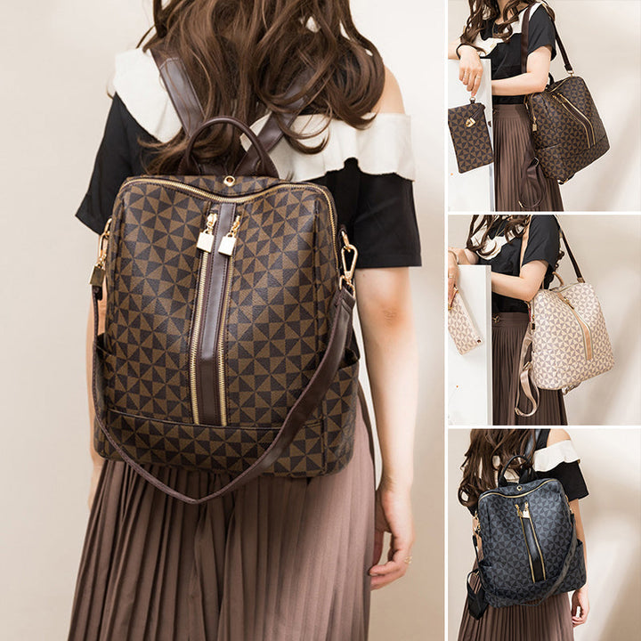 Unisex Convertible Anti-Theft Backpack Compact Stylish Design - BritishMode