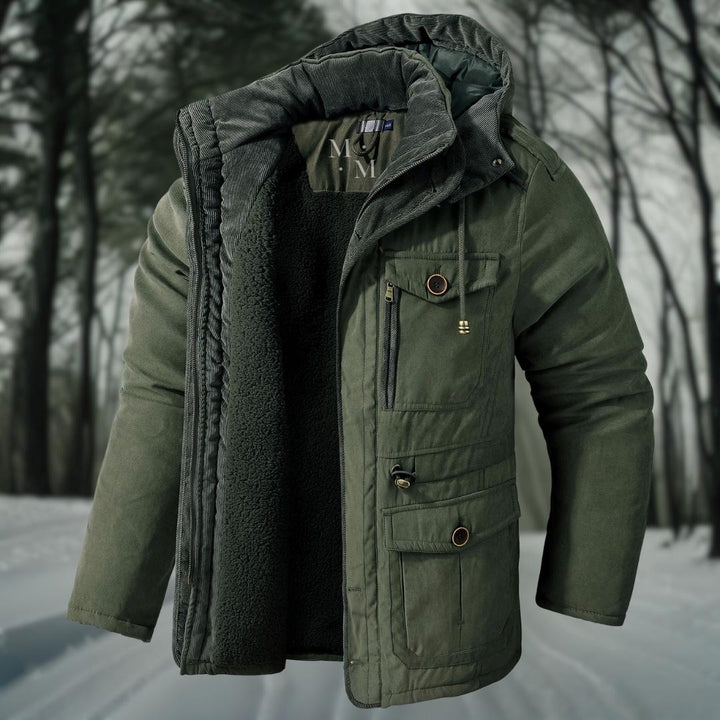 Mens Winter Jacket Insulated Warm Fit