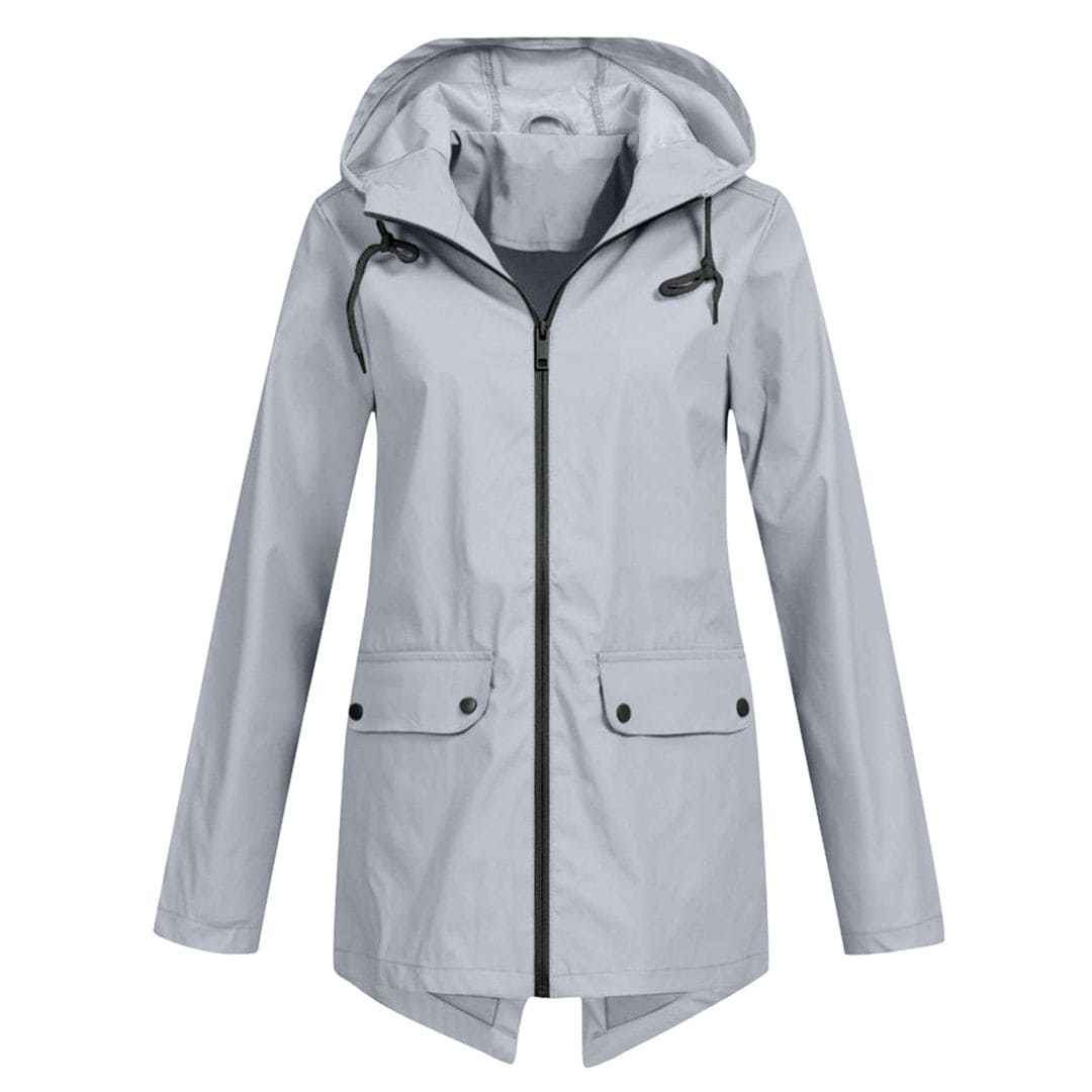 Womens Fleece Hooded Coat Jacket Relaxed Fit