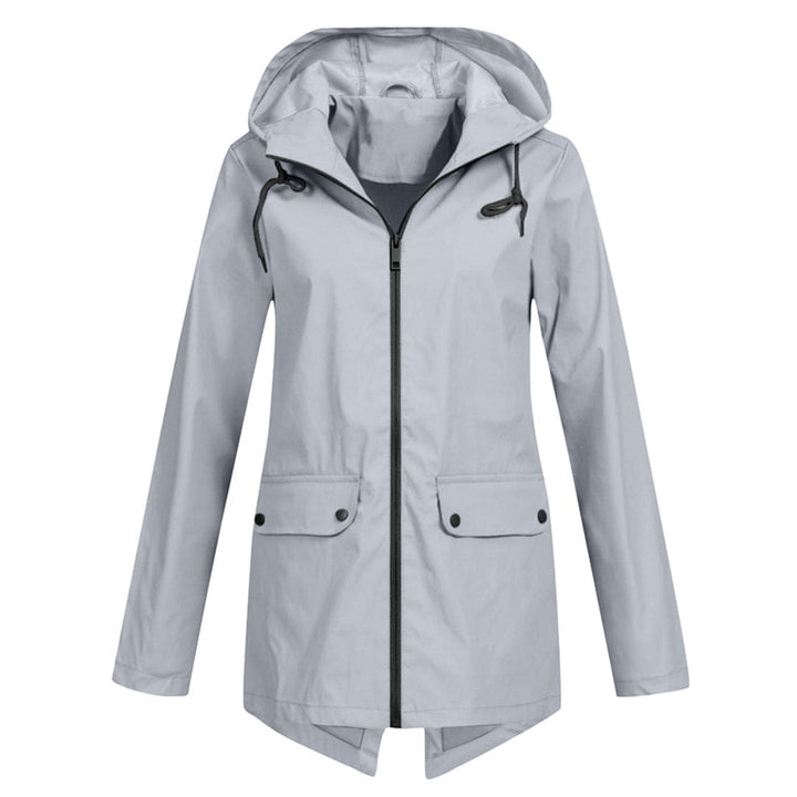 Womens Fleece Hooded Coat Jacket Relaxed Fit