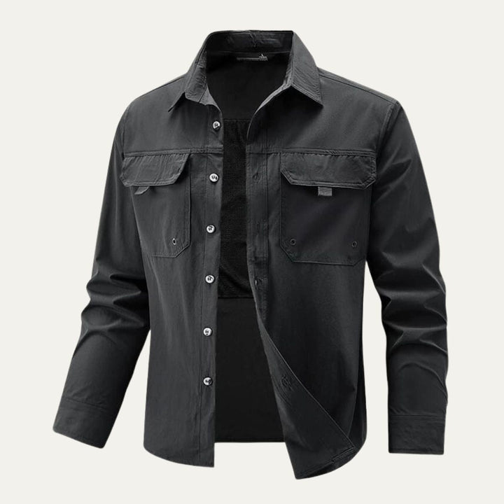 Mens Lightweight Utility Jacket Quick Dry