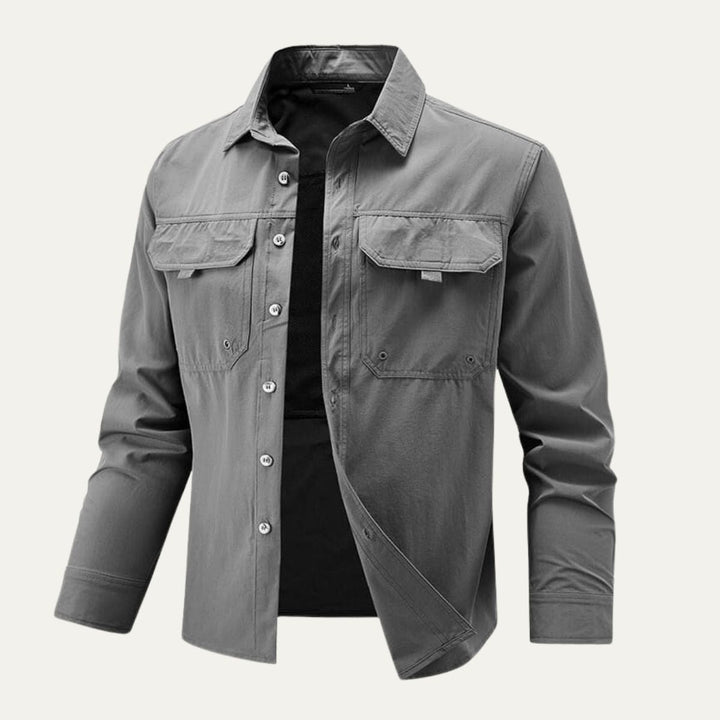 Mens Lightweight Utility Jacket Quick Dry