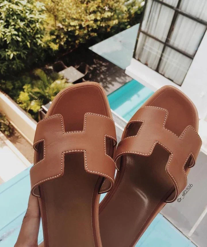 Womens Sandals Modern H-Design Slip-On