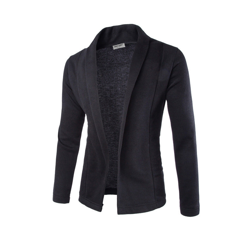 Mens Open Cardigan Sweater Relaxed Fit