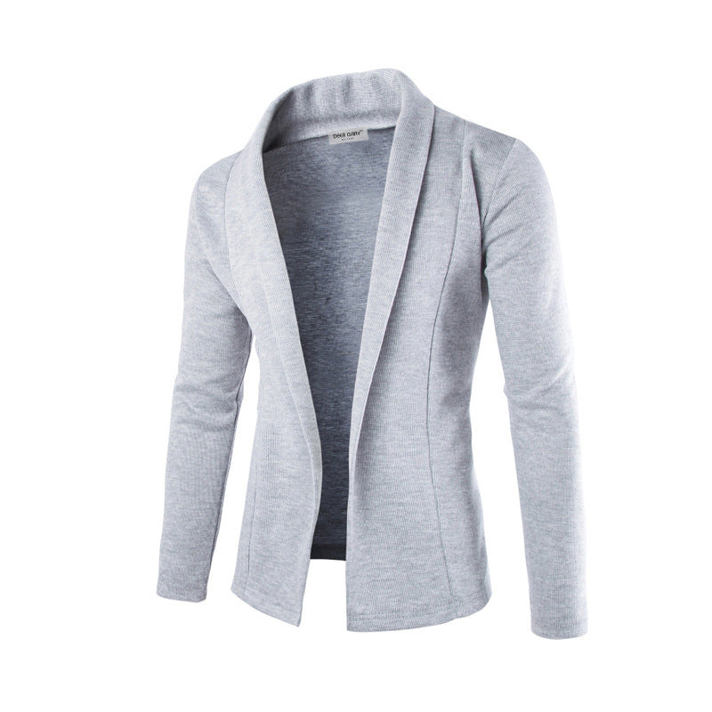 Mens Open Cardigan Sweater Relaxed Fit