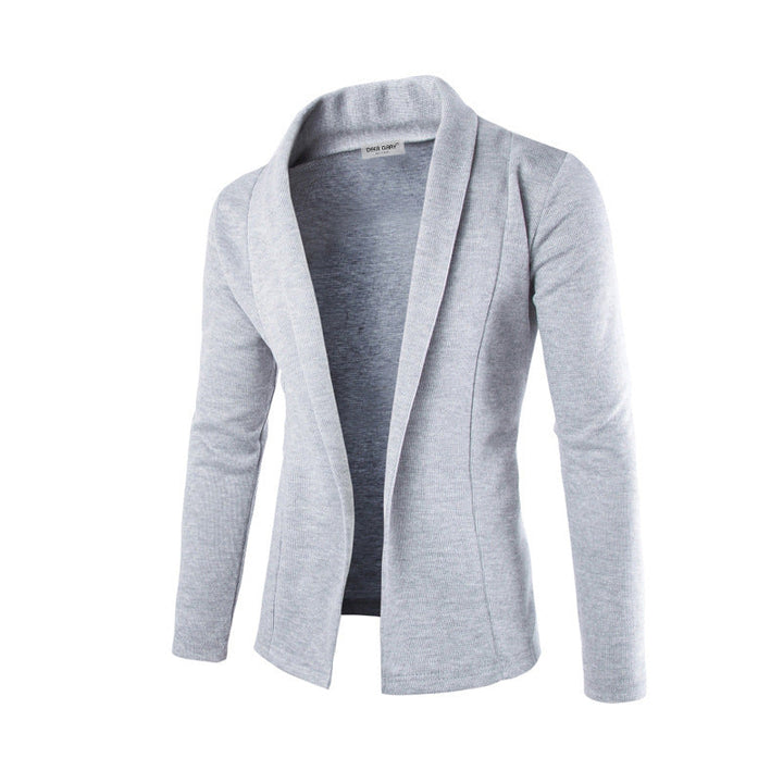 Mens Open Cardigan Sweater Relaxed Fit
