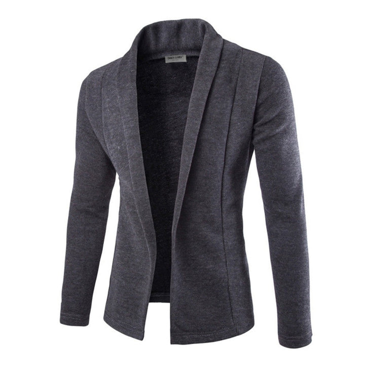Mens Open Cardigan Sweater Relaxed Fit - BritishMode