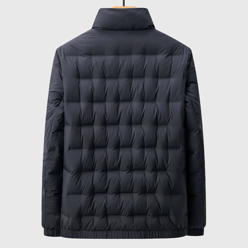 Mens Waterproof Puffer Jacket Insulated Hooded