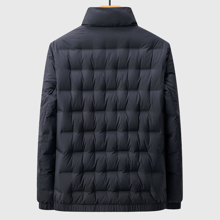 Mens Waterproof Puffer Jacket Insulated Hooded