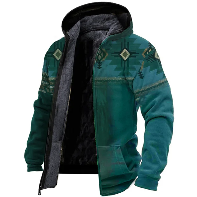 Mens Fleece Jacket Warm Casual Fit