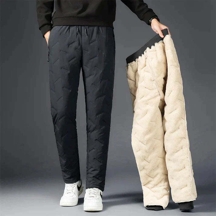 Unisex Fleece Trousers Water-Resistant Shell Heat Retaining