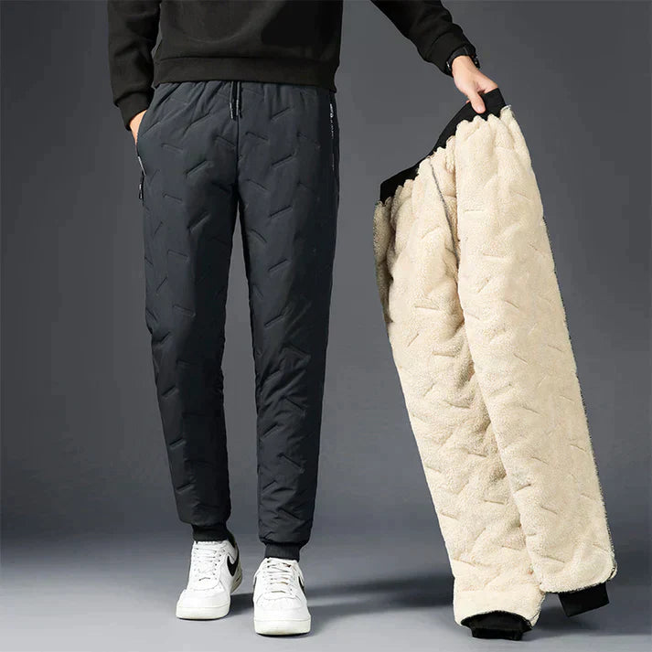 Unisex Fleece Trousers Water-Resistant Shell Heat Retaining