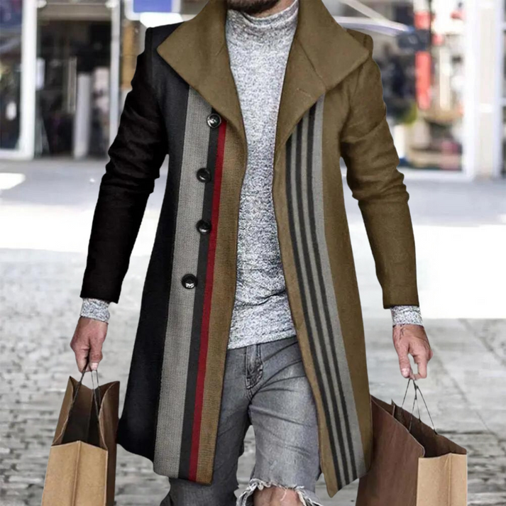 Mens Long Coat Stylish Fit
