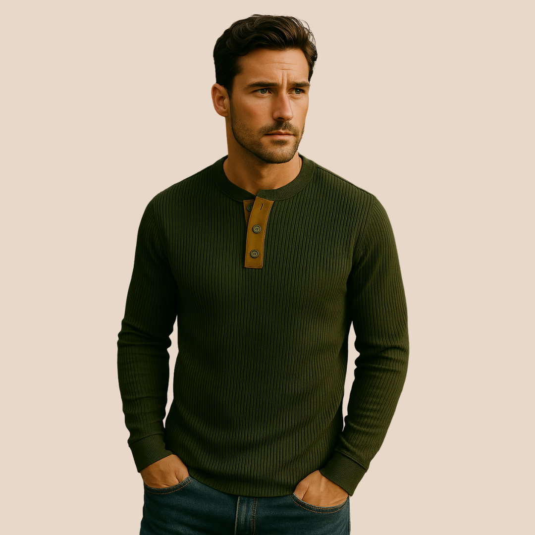 Mens Quarter Zip Jumper Wool Blend Regular Fit