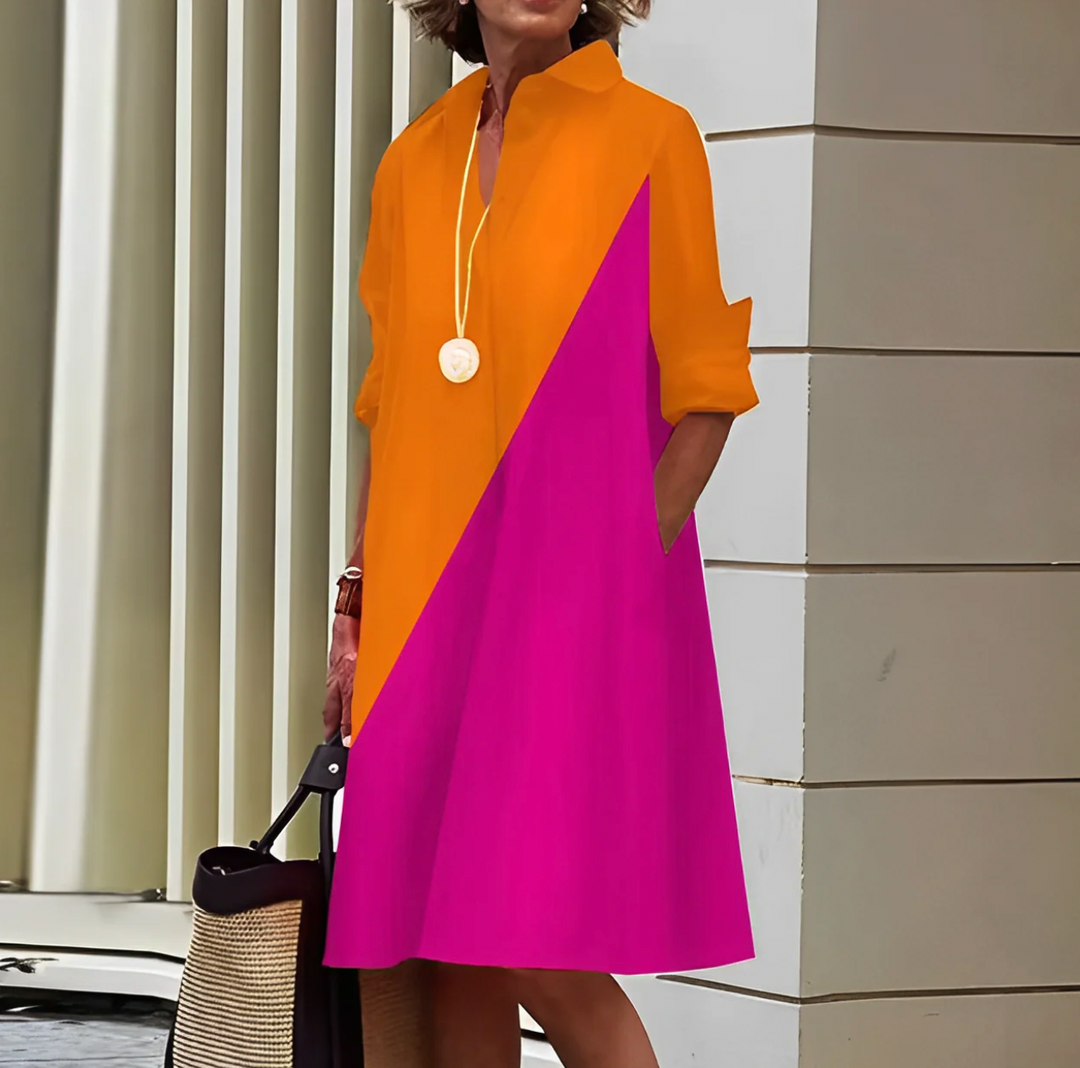Womens Midi Dress Lightweight Summer Style