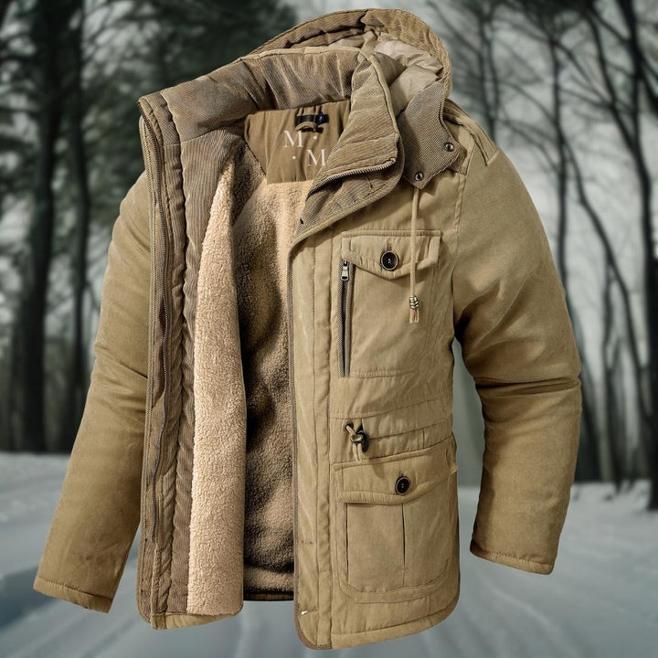 Mens Winter Jacket Insulated Warm Fit