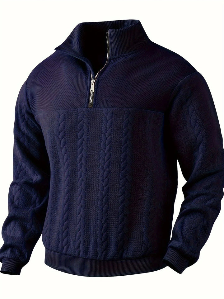 Mens Wool Sweater Warm Knit Winter