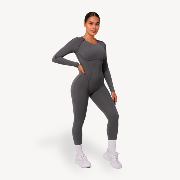 Womens Activewear Bodysuit Stretch Fit