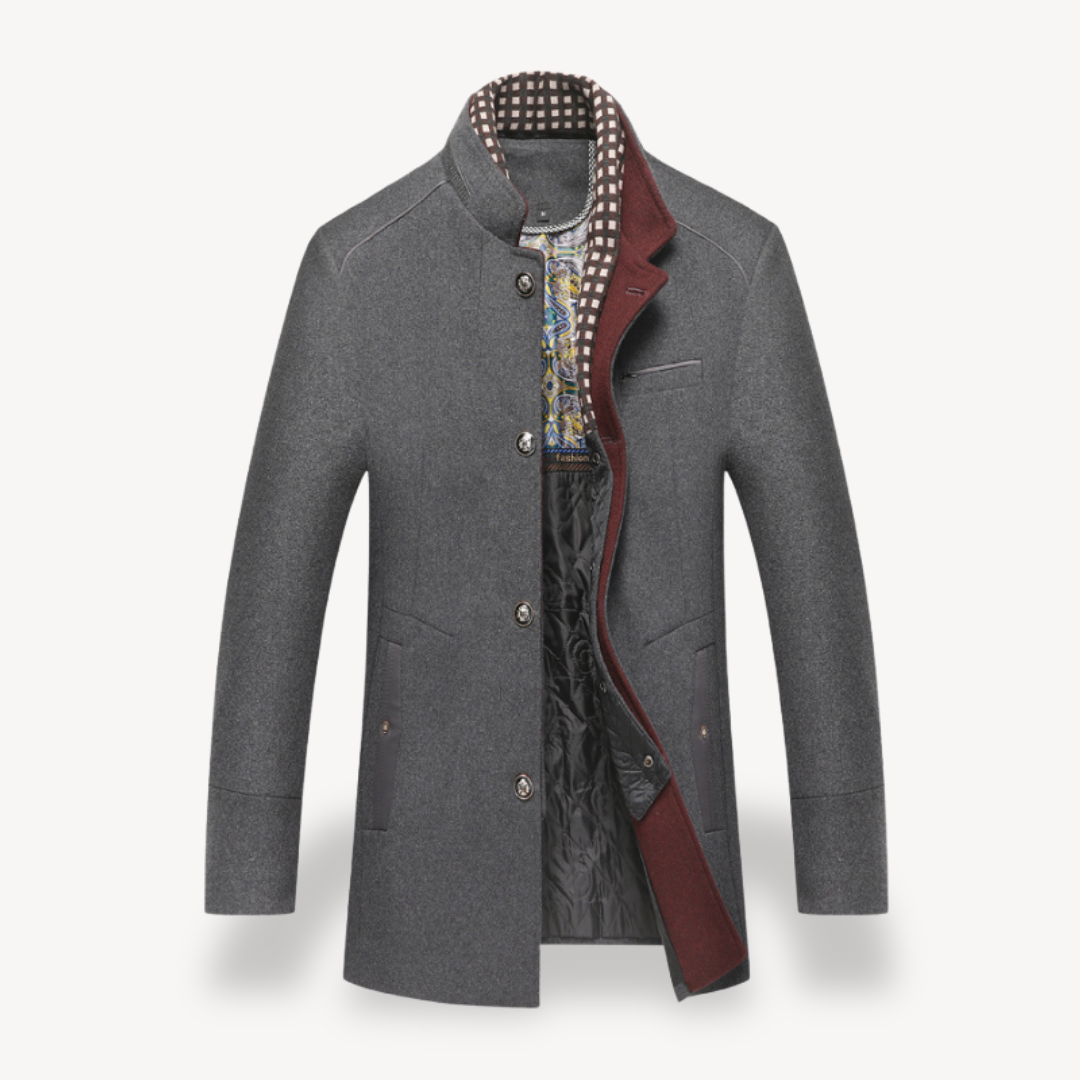 Mens Jacket Wool Cashmere Blend Regular Fit