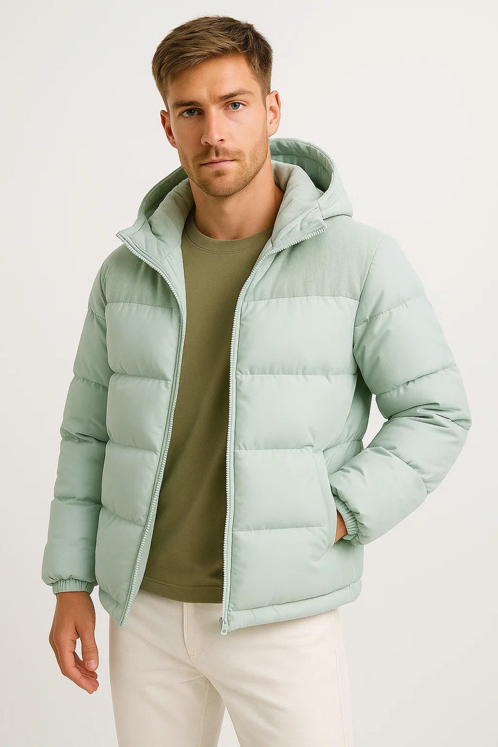 Mens Quilted Lightweight Jacket Regular Fit