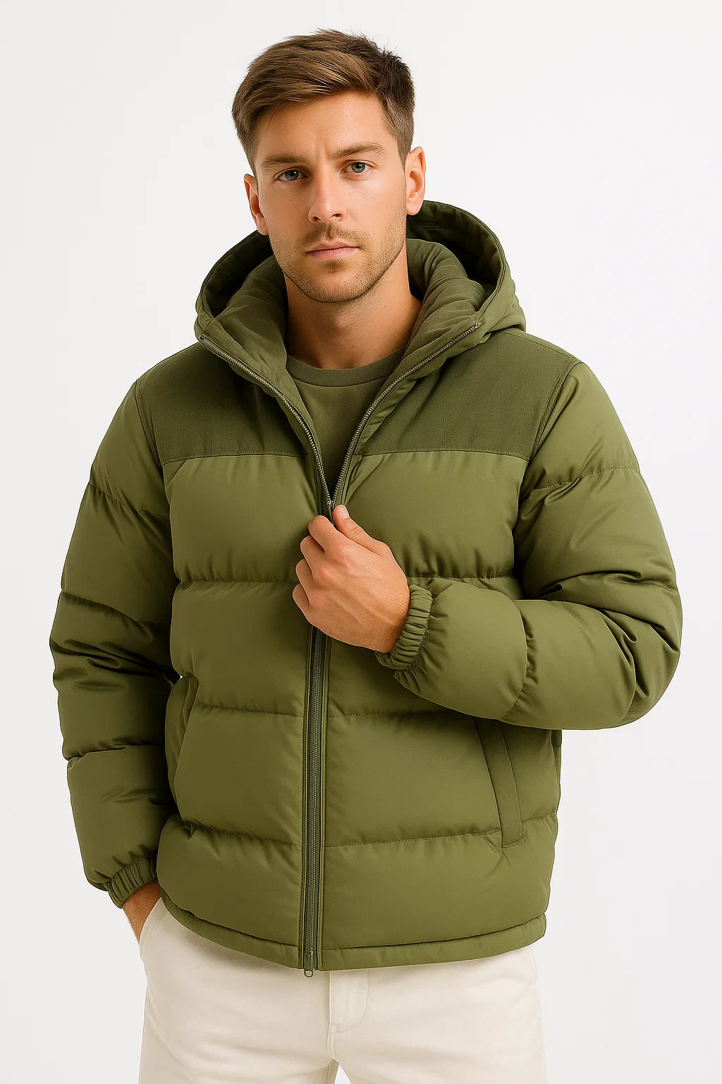 Mens Quilted Lightweight Jacket Regular Fit