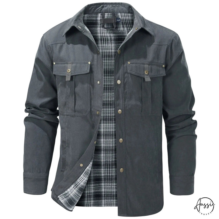 Mens Rover Jacket with Flannel Lining