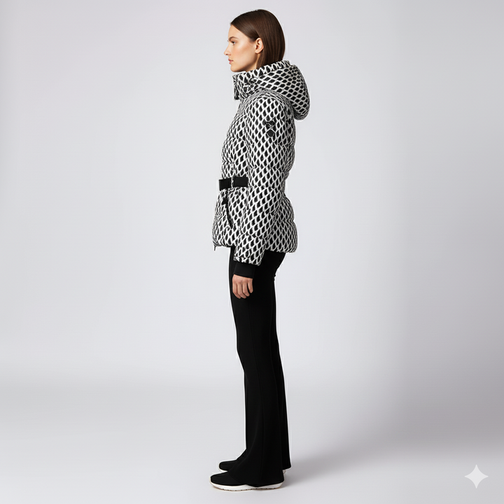 Womens Cotton Jacket with Waist Detail FrostLine Outerwear