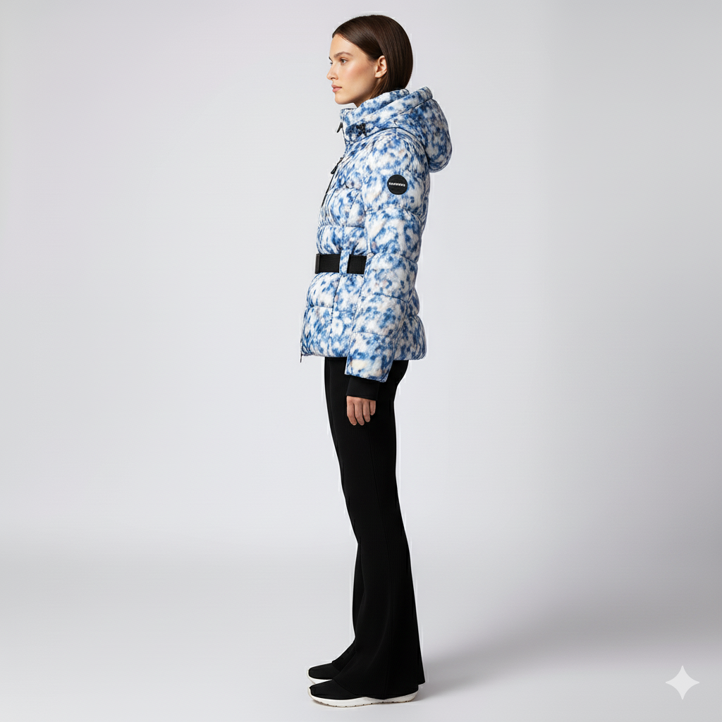 Womens Cotton Jacket with Waist Detail FrostLine Outerwear