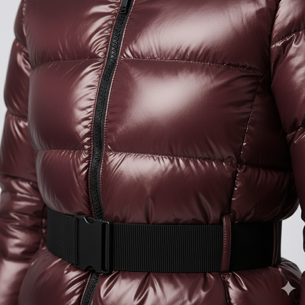 Womens Cotton Jacket with Waist Detail FrostLine Outerwear