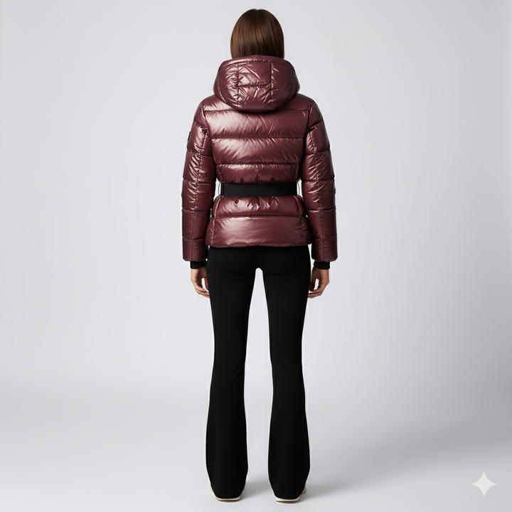 Womens Cotton Jacket with Waist Detail FrostLine Outerwear