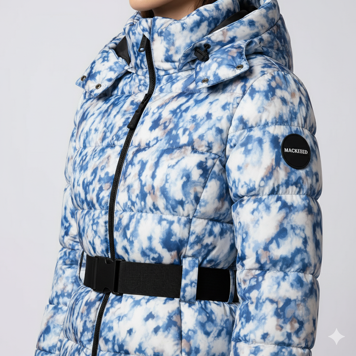 Womens Cotton Jacket with Waist Detail FrostLine Outerwear