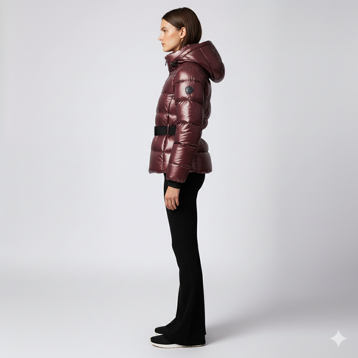 Womens Cotton Jacket with Waist Detail FrostLine Outerwear