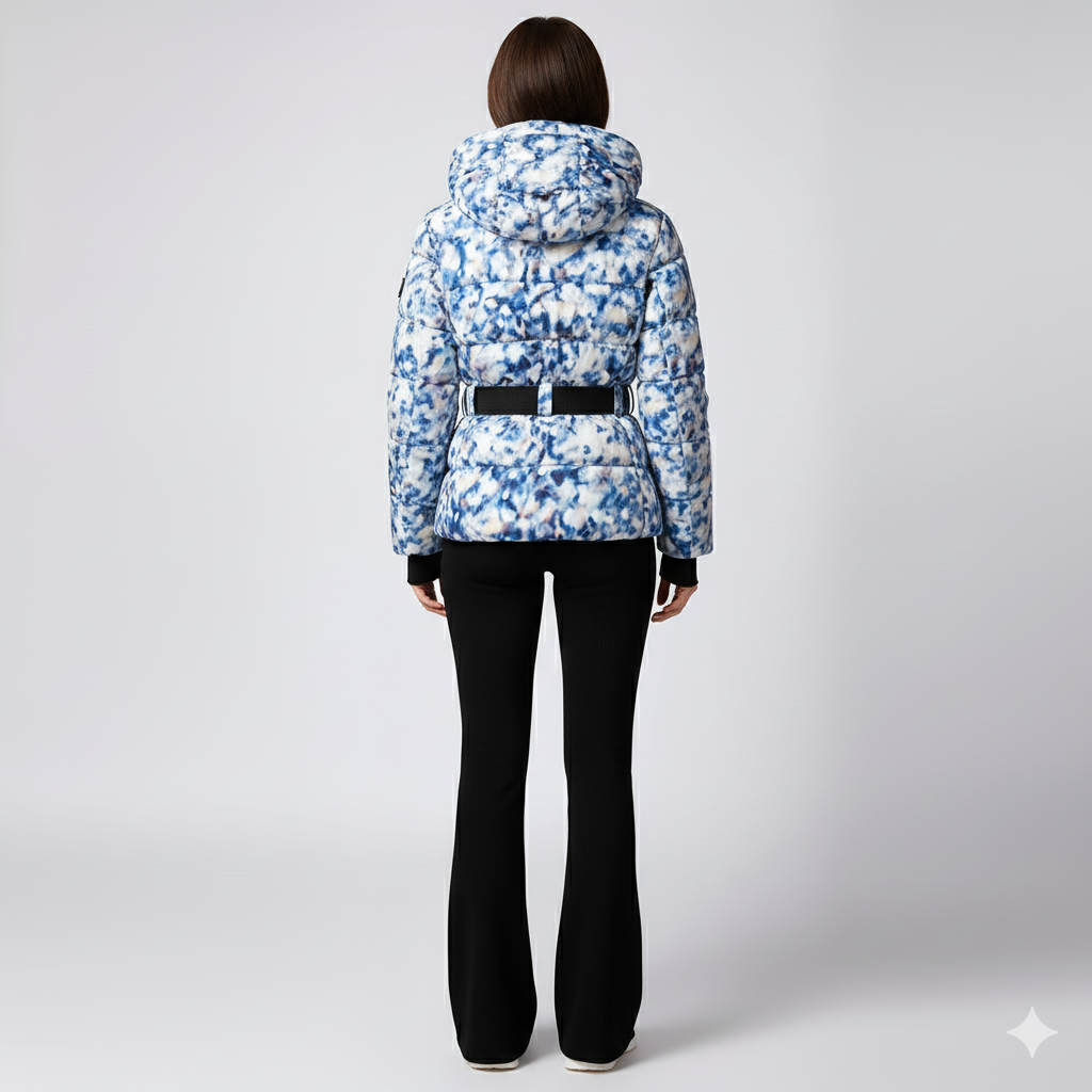 Womens Cotton Jacket with Waist Detail FrostLine Outerwear