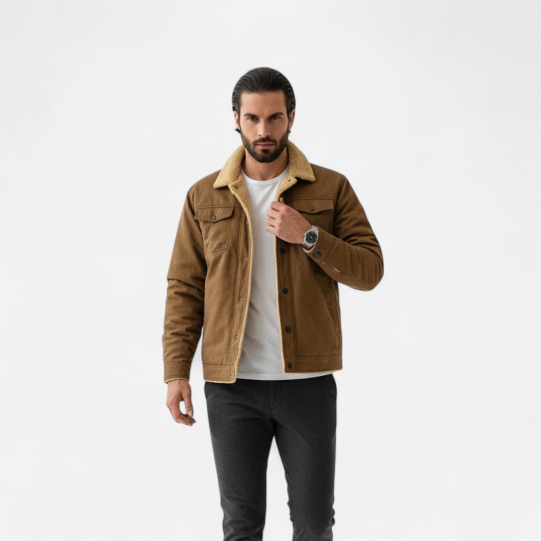Mens Classic Winter Coat Insulated Warm - BritishMode