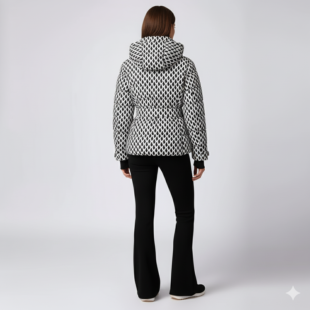 Womens Cotton Jacket with Waist Detail FrostLine Outerwear