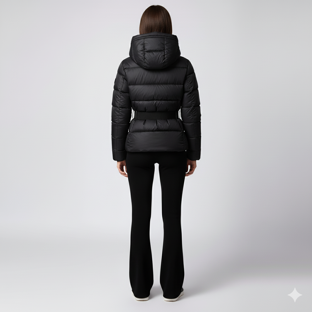 Womens Cotton Jacket with Waist Detail FrostLine Outerwear
