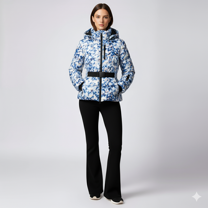 Womens Cotton Jacket with Waist Detail FrostLine Outerwear