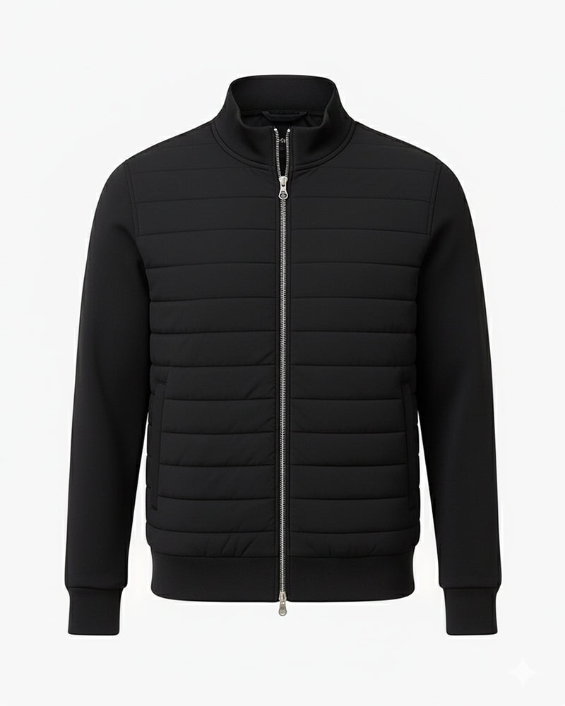 Mens Slim Insulated Tech Coat Breathable Water Resistant - BritishMode